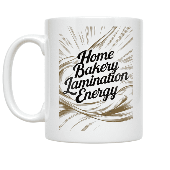 Home Bakery Lamination Energy Design - Baking Enthusiast - 11 oz Ceramic Coffee Mug