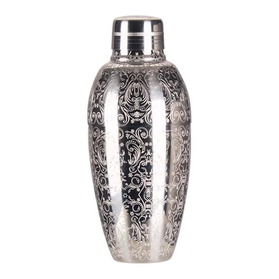 Home Bar 500ml Cocktail Shaker - Stainless Steel Boston Style Bar Tool, 1-Pack