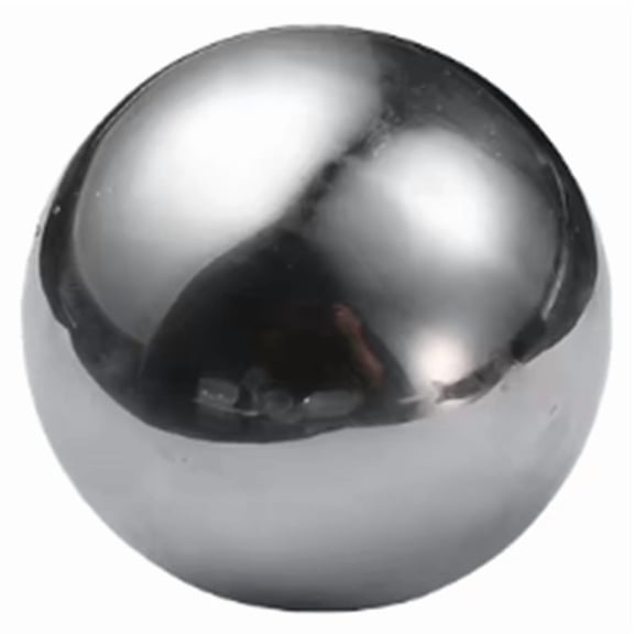 Tabletop Bar Stainless Steel Whiskey Ice Ball - 1pc Reusable Metal Ice Sphere with Plastic Box Packaging