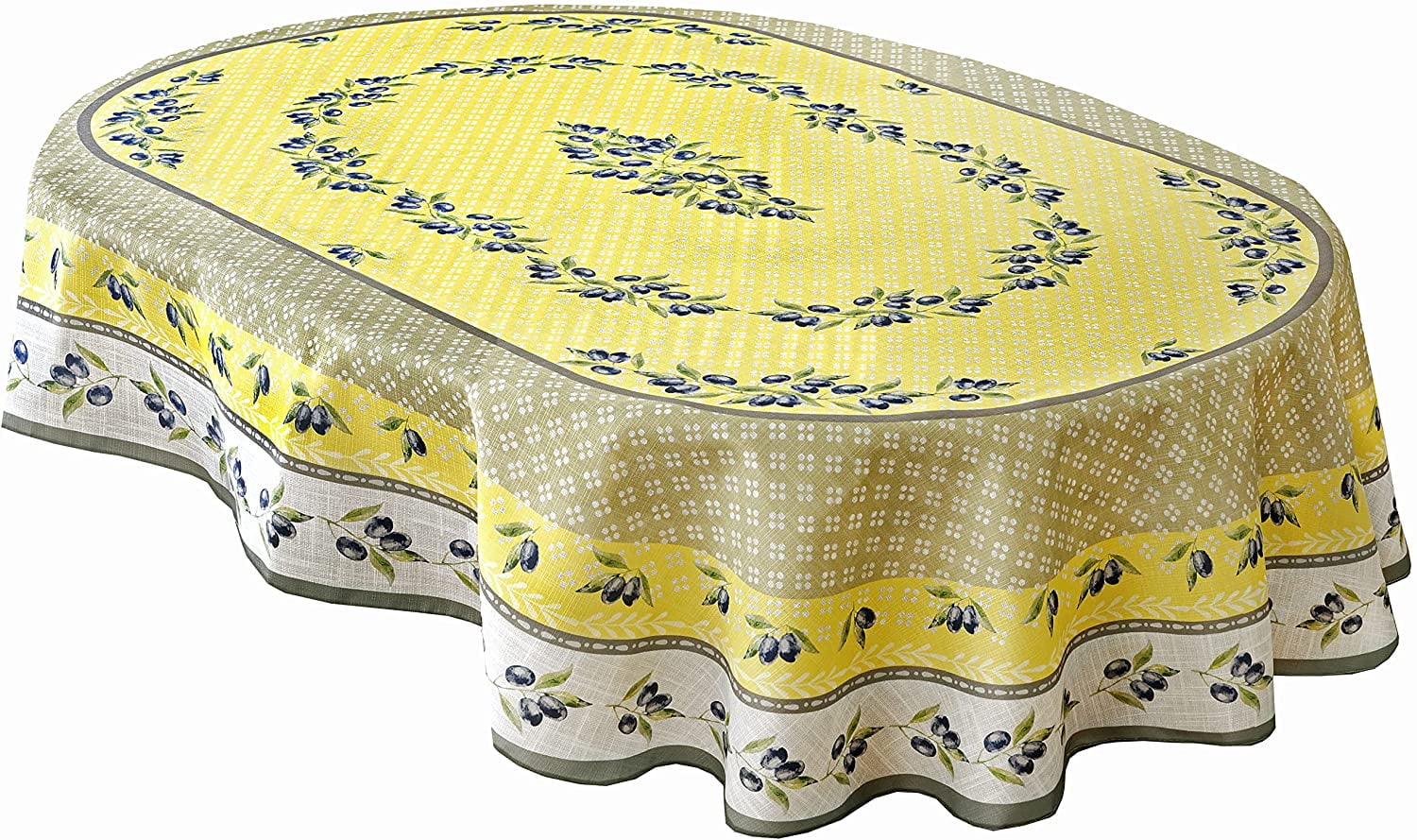 Otavalo Inca Tablecloth - Blue & Silver -  1.60 m x 1.20 m