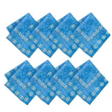 Tovaglia Rettangolare Home Bargains Plus 152x259 Cm | Tessuto Provinciale Francese Con Stampa Occhi Malocchio | Antimacchia E Idrorepellente Ispirata A Notte Stellata