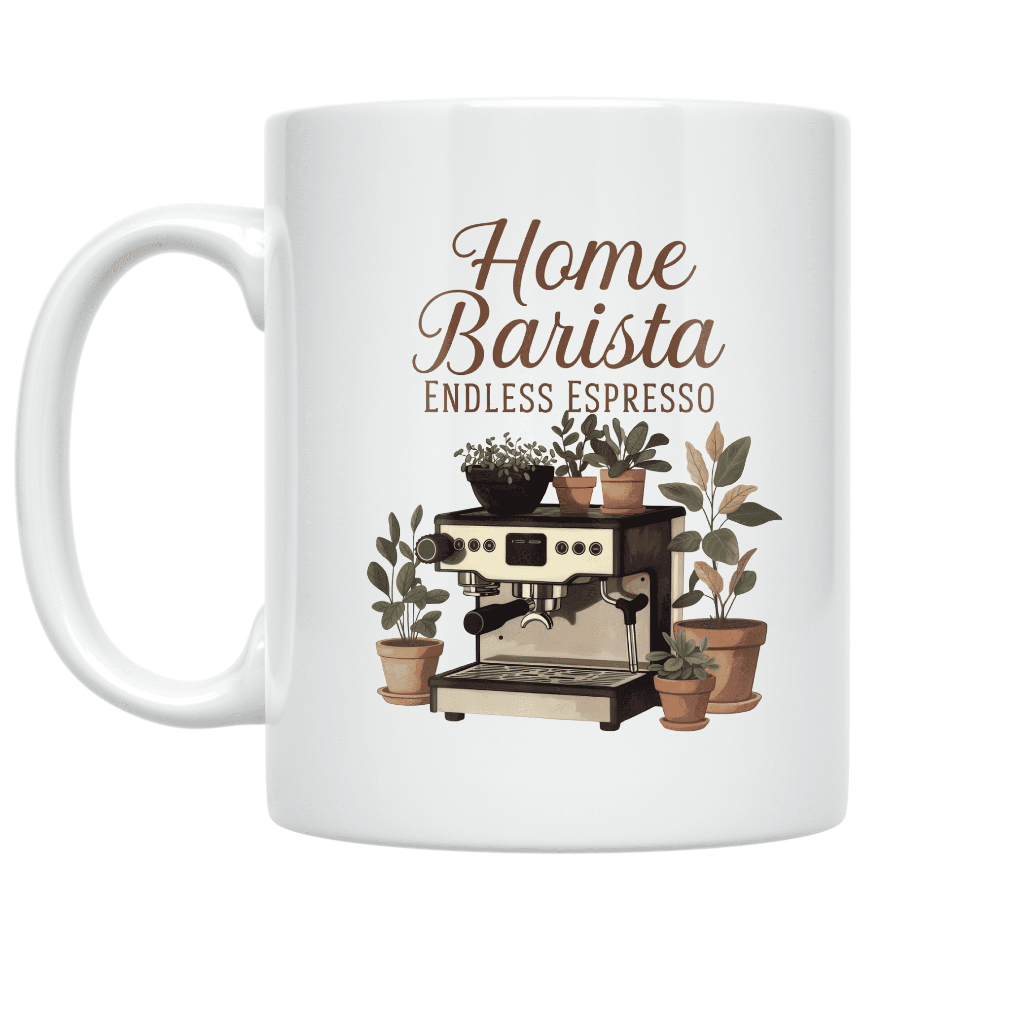 Home Barista Endless Espresso - Coffee Enthusiast - 11 oz Ceramic Coffee Mug