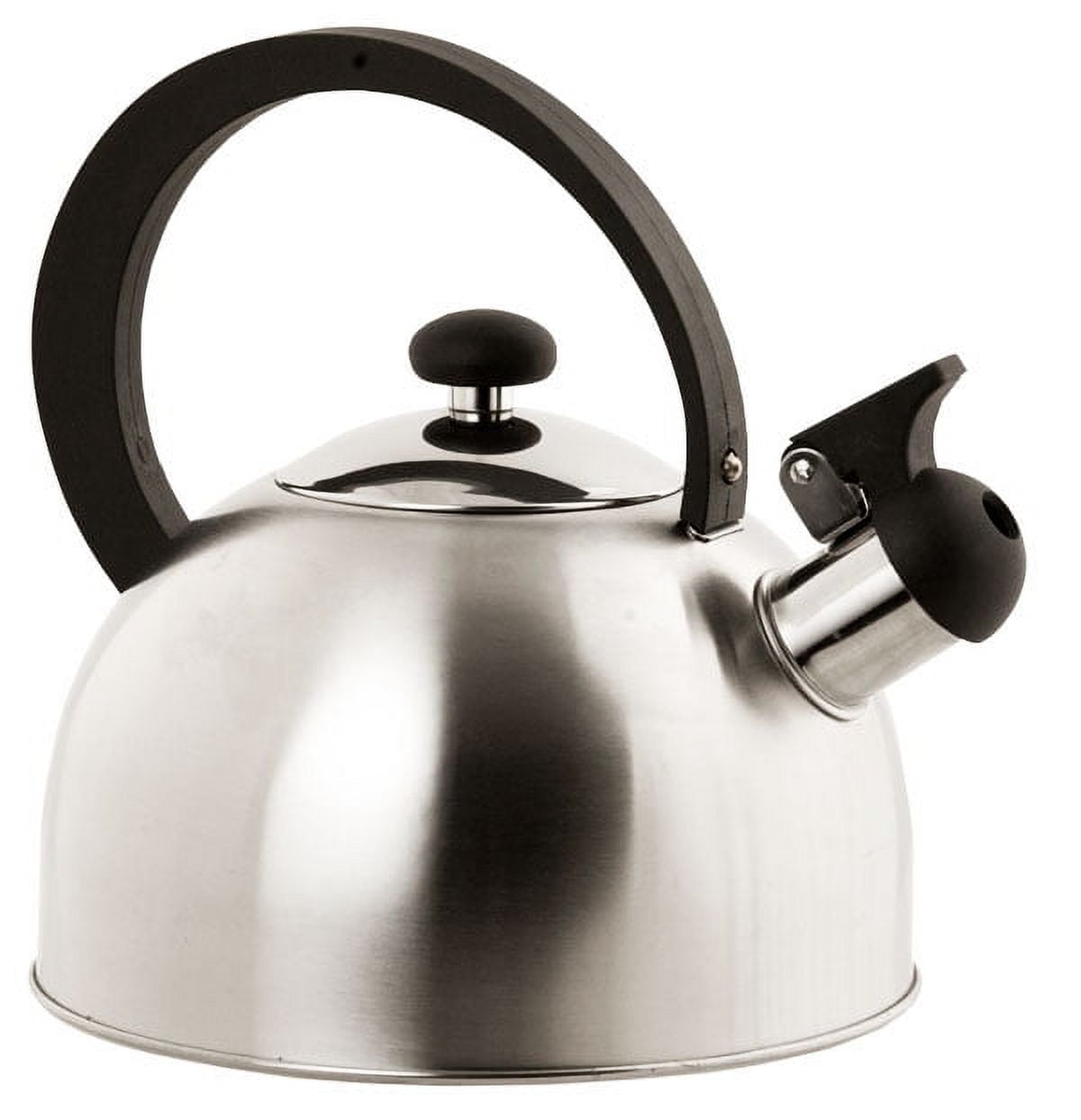 Bene Casa 2.5-quart stainless-steel stovetop tea kettle, removable, wh