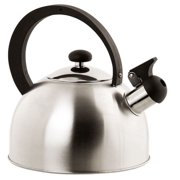 Home Basics 2.5L Stainless Steel Tea Kettle, Silver