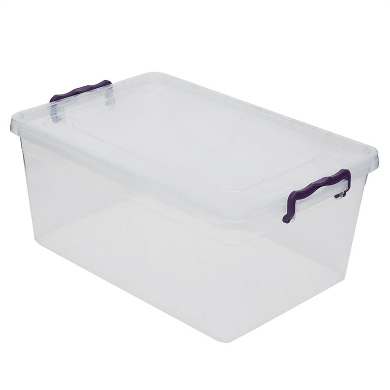 Clear Classic Storage Container with Lid, 20L, Sold by at Home