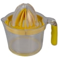 thumbnail image 1 of Home Basics 4 Sided Cheese Grater 4-in-1 Manual Plastic Juicer with Built-in Measuring Cup and Egg Separator, Yellow, 1 of 6