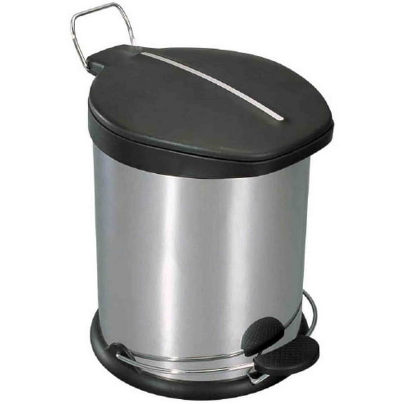 Home Basics 5 L Waste Basket with Plastic Top