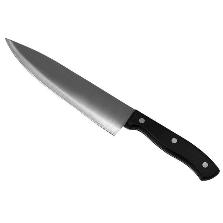 https://i5.walmartimages.com/seo/Home-Basics-8-Stainless-Steel-Chef-Knife-with-Contoured-Bakelite-Handle-Black_b47b2a20-27f0-45ac-91a4-65e79ec8bac7_1.c7372ad6c07743432c9734006589b8b8.jpeg?odnHeight=768&odnWidth=768&odnBg=FFFFFF