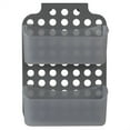 thumbnail image 1 of Home Basics Adjustable Over the Cabinet Plastic Organizer, Clear and Grey, 1 of 8