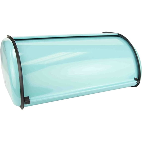 Home Basics Storage Bread Box (1, Turquoise)