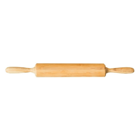 Home Basics Bamboo Rolling Pin 2"x2"x17.3"