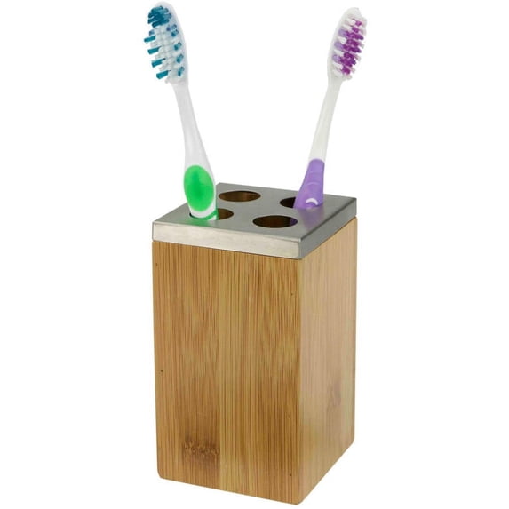 Home Basics Bamboo Toothbrush holder