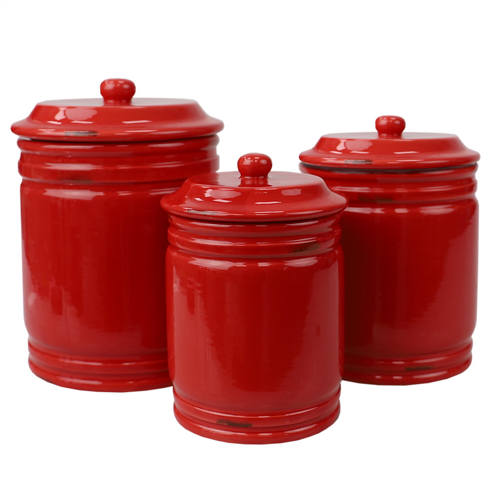 Canisters Red And Grey Tupperware Baseline Cookie Canister, Size