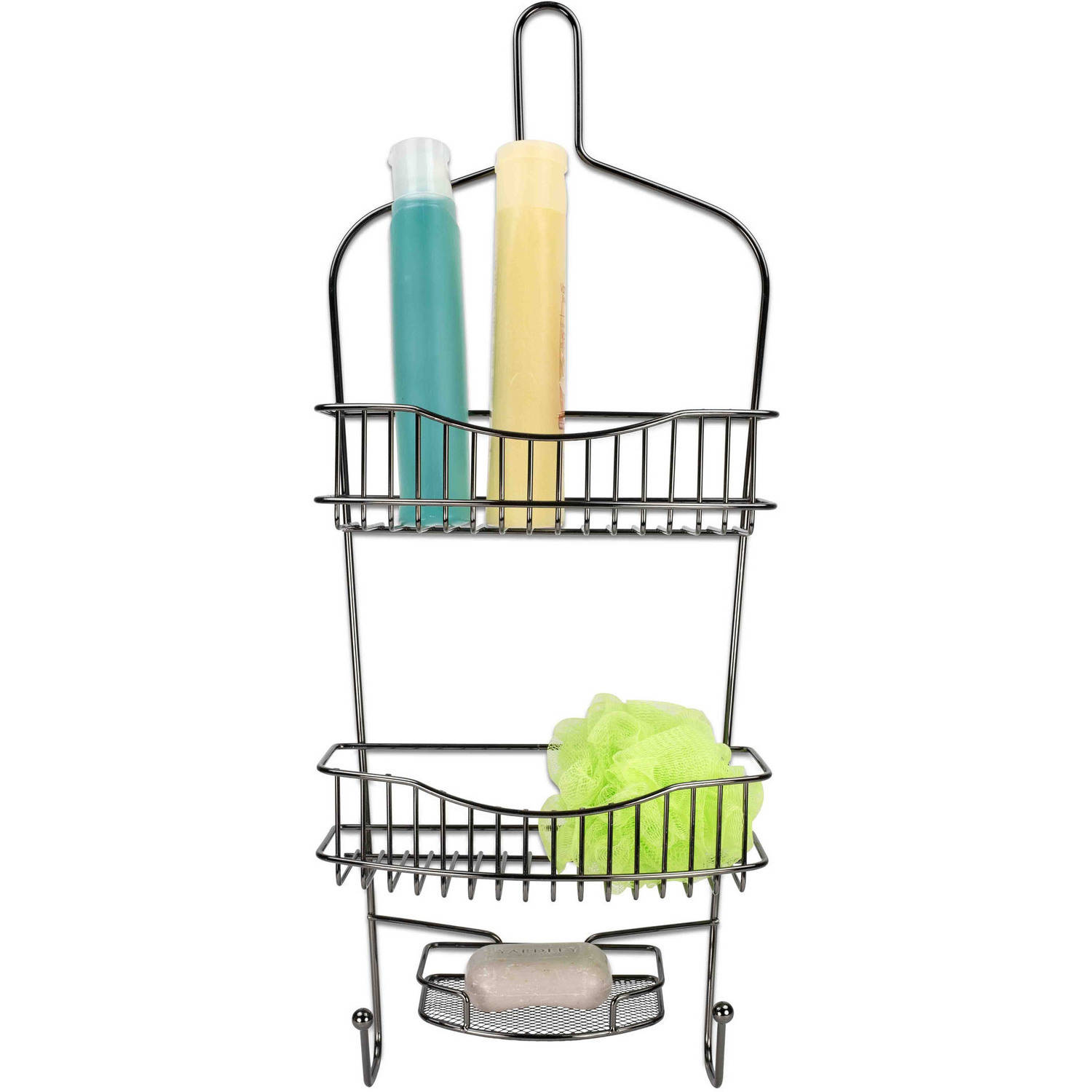Home Basics Black Onyx Shower Caddy
