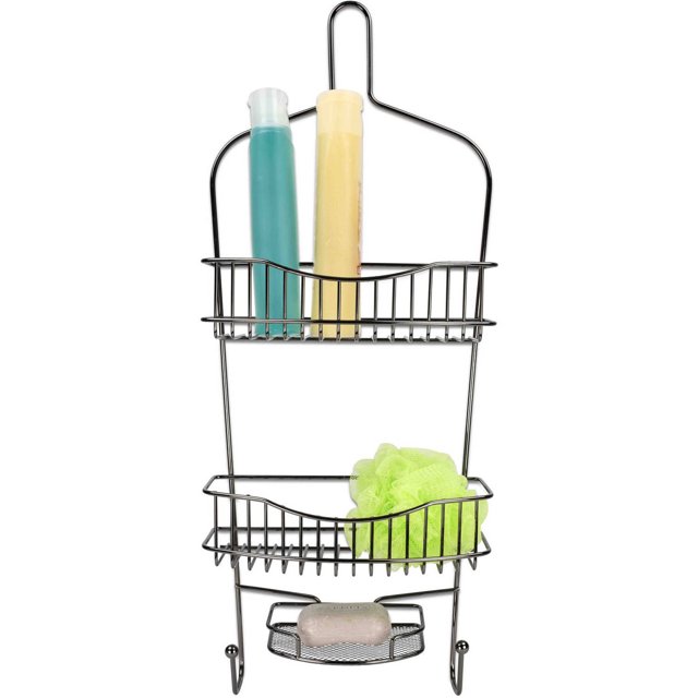 Home Basics Black Onyx Shower Caddy