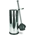thumbnail image 1 of Home Basics TB41139 Home Basics Vented Toilet Plunger & Holder - Stainless Steel, 1 of 2