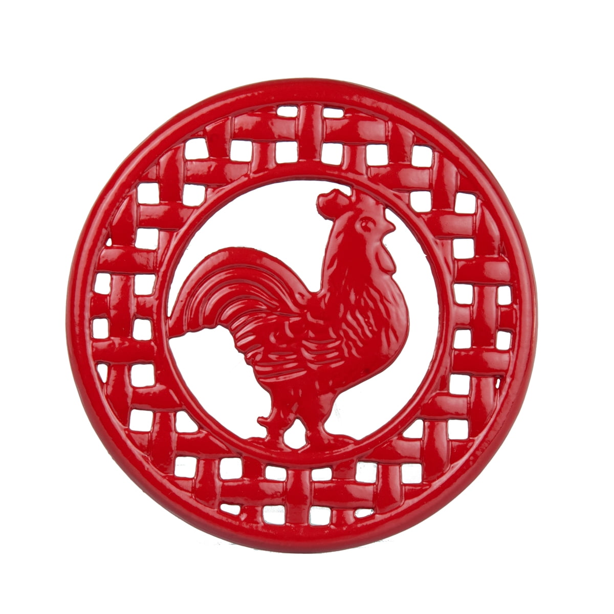 Home Basics Cast Iron Rooster Trivet - Walmart.com