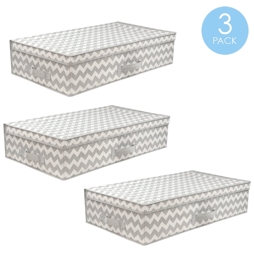 Home Basics Chevron UndertheBed Storage Box