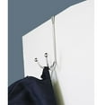 thumbnail image 1 of Home Basics Chrome Hook Over The Door Hanger Hardware Hooks, 2 Pack, 1 of 6