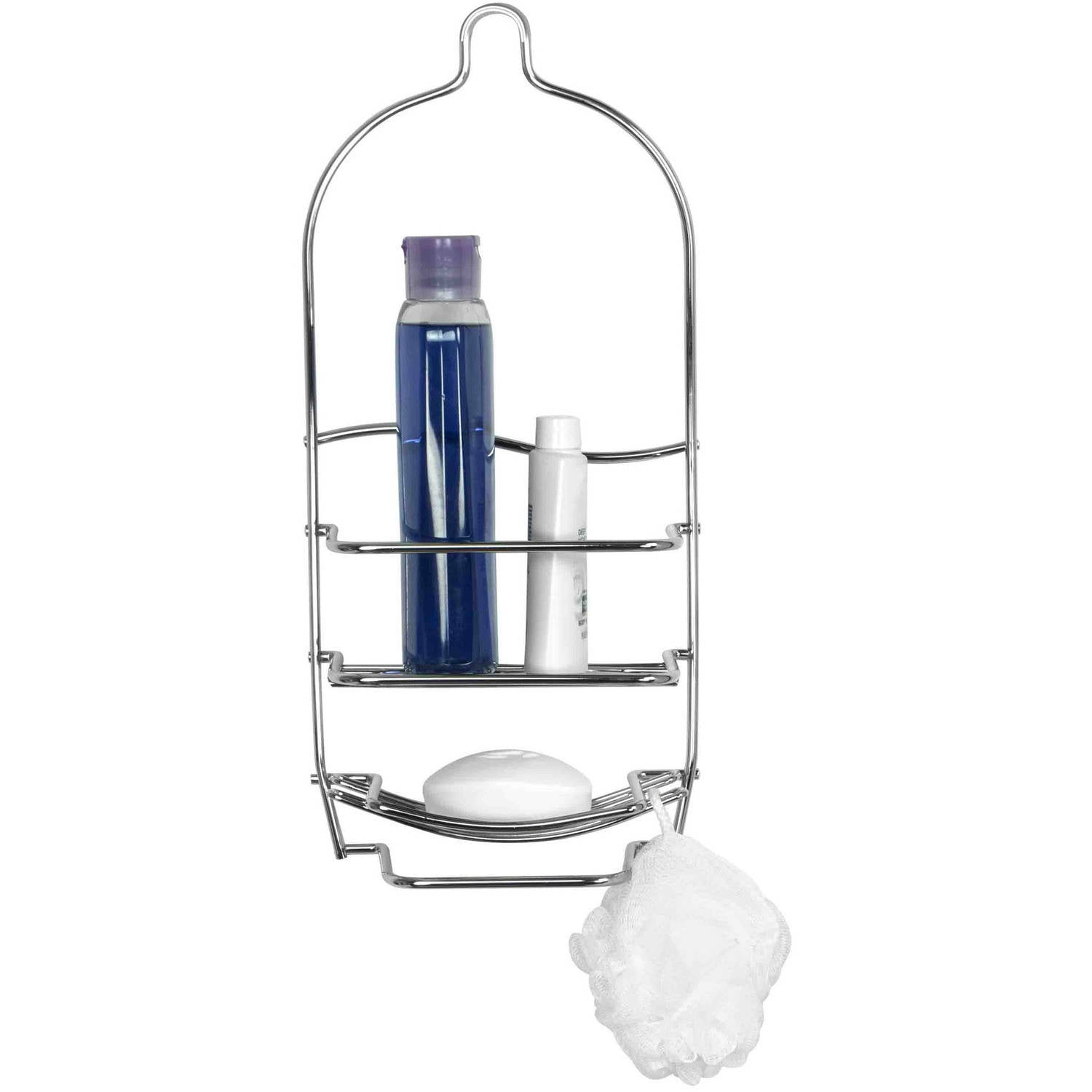Home Basics Chrome Shower Caddy
