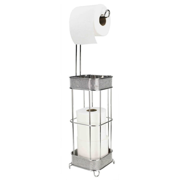 Diamond toilet roll holder discount