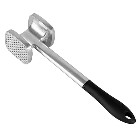 Home Basics Dual Sided Aluminum Tenderizer, Grey