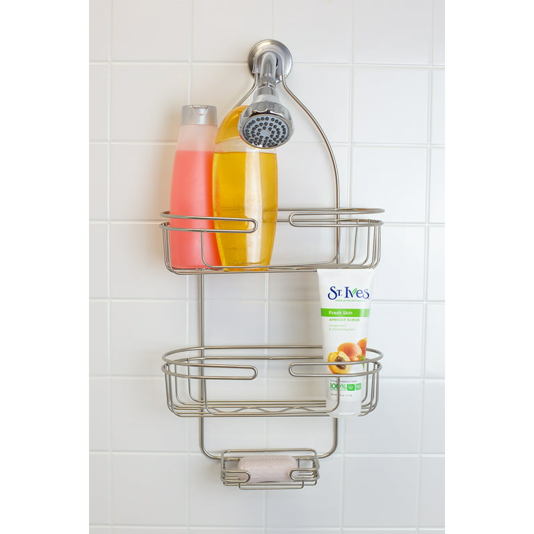 12 Pieces Home Basics Clear Cubic Plastic Corner Shower Caddy With