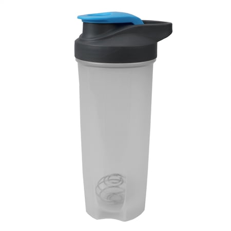 Home Basics Flip Top Plastic Bottle with Measurement Markings, Clear