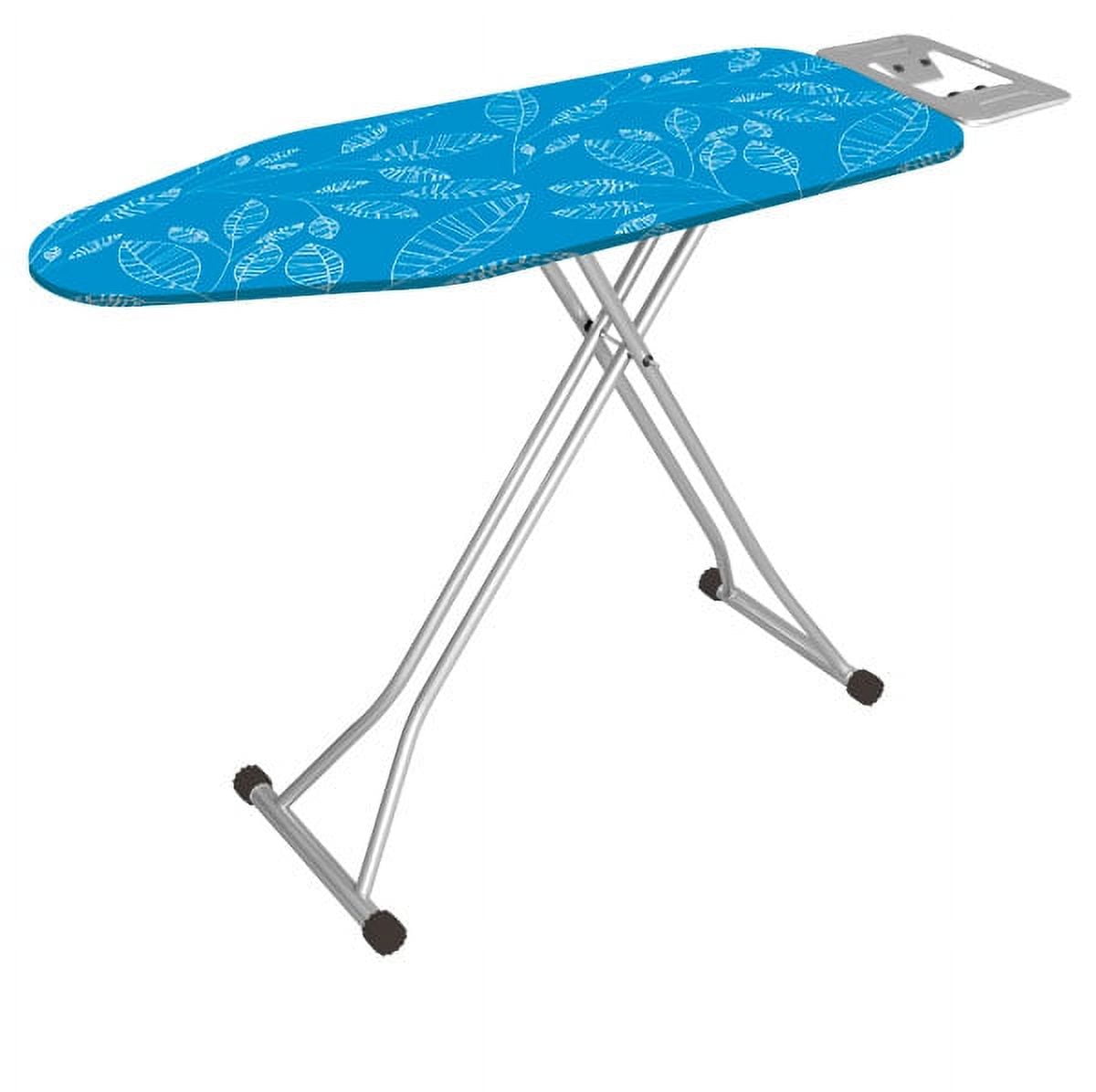 Home Basics Gray Freestanding Folding Ironing Board (52-in x 15-in x  36.25-in)