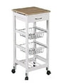 thumbnail image 1 of Home Basics KT44135 Kitchen Trolley Drawer with 2 Basket, 1 of 3