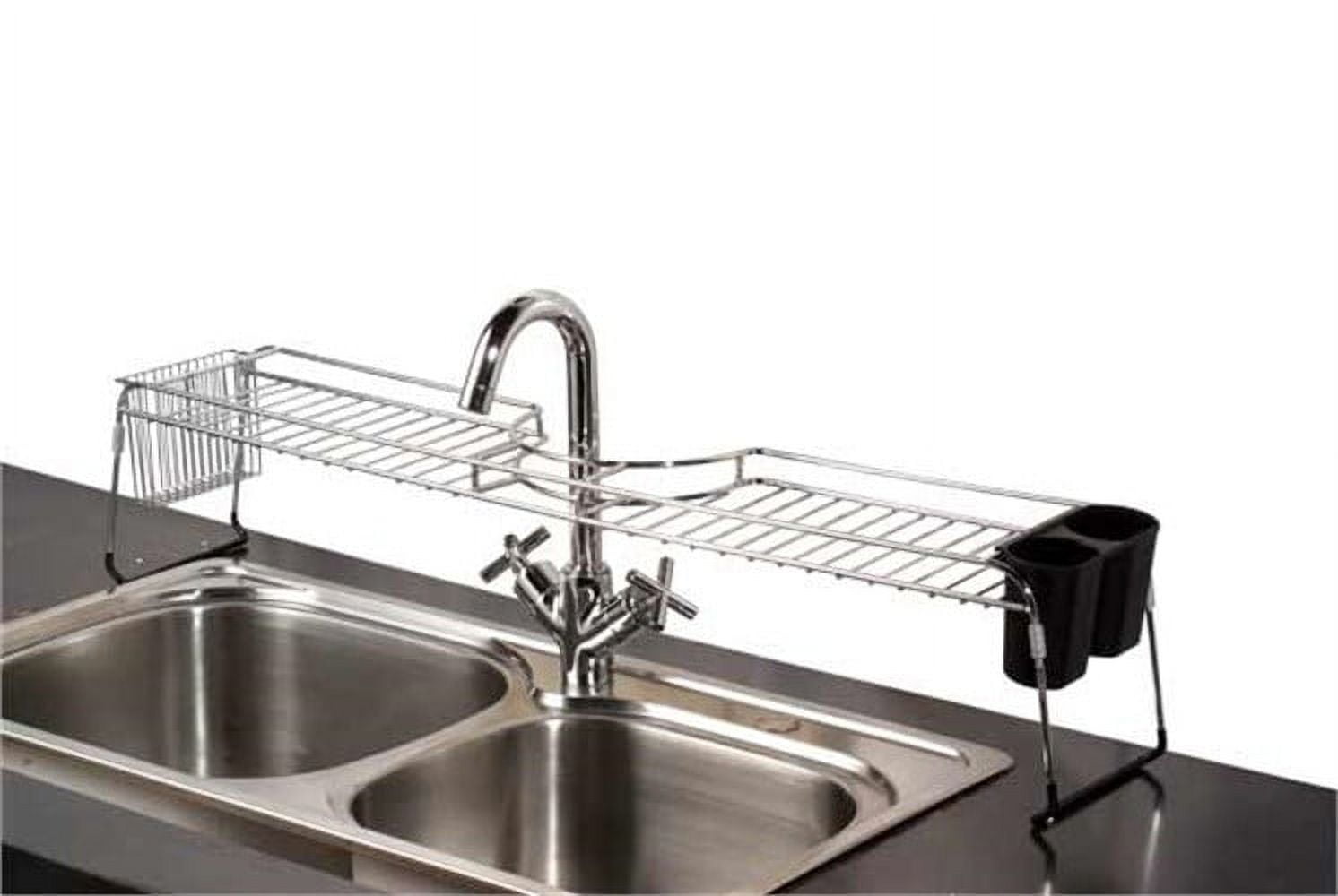 Home Basics Over the Sink Shelf Chrome Walmart Business Supplies