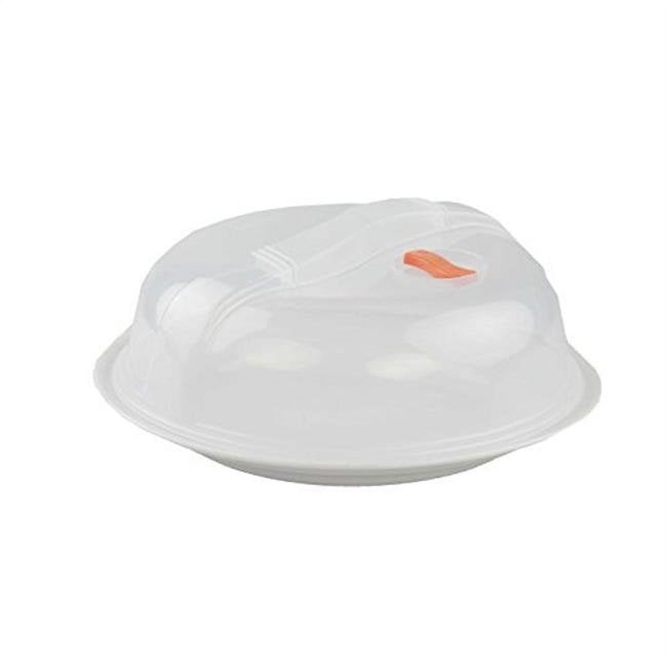 Home Basics Microwave Plate Cover With Air Vent, Fits 10 Inch Plate