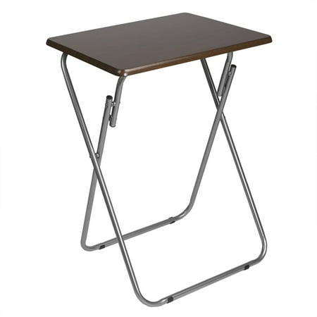 Home Basics Multi-Purpose Foldable Table, Cherry