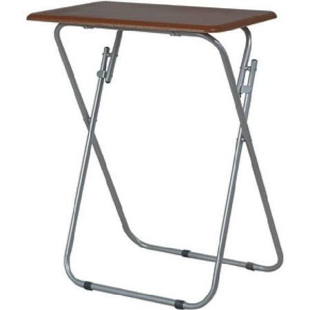 Home Basics Multi-Purpose Foldable Table, Cherry