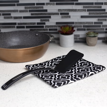 Home Basics Non-Stick Nylon Spatula, Black