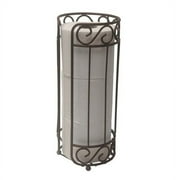 Home Basics Scroll Collection Bronze Bath Tissue Reserve