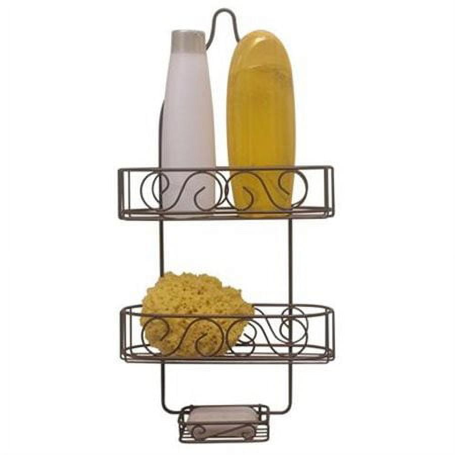 Home Basics Shower Caddy, Bronze