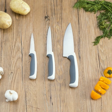 Home Basics Stainless Steel 3 Piece Knife Set
