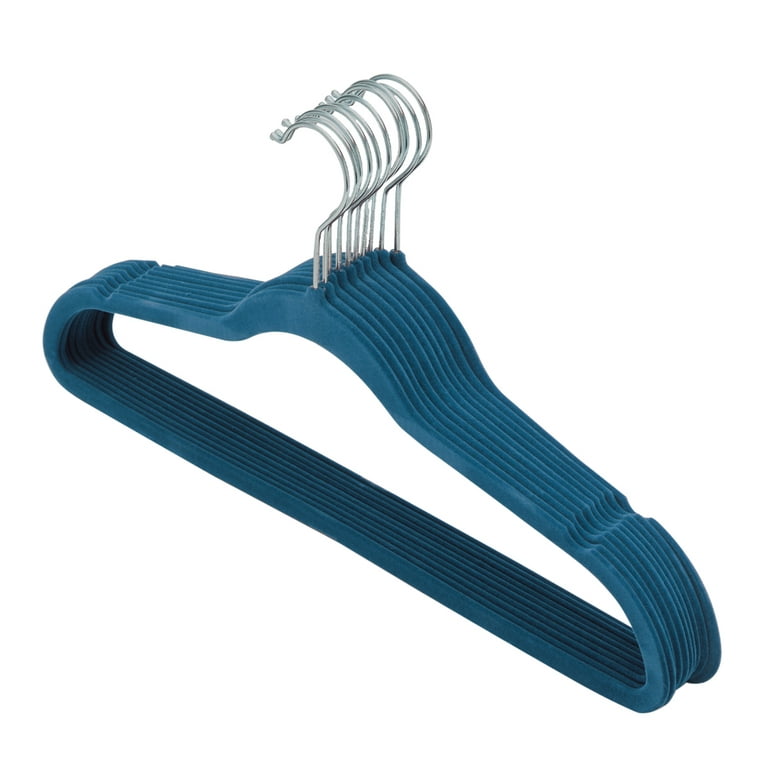 Home Plastic Hangers 10 Pack - Clothes Hanger With Hooks