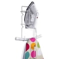 thumbnail image 1 of Home Basics Wall Mounted Vinyl Iron & Ironing Board Holder (White), 1 of 6