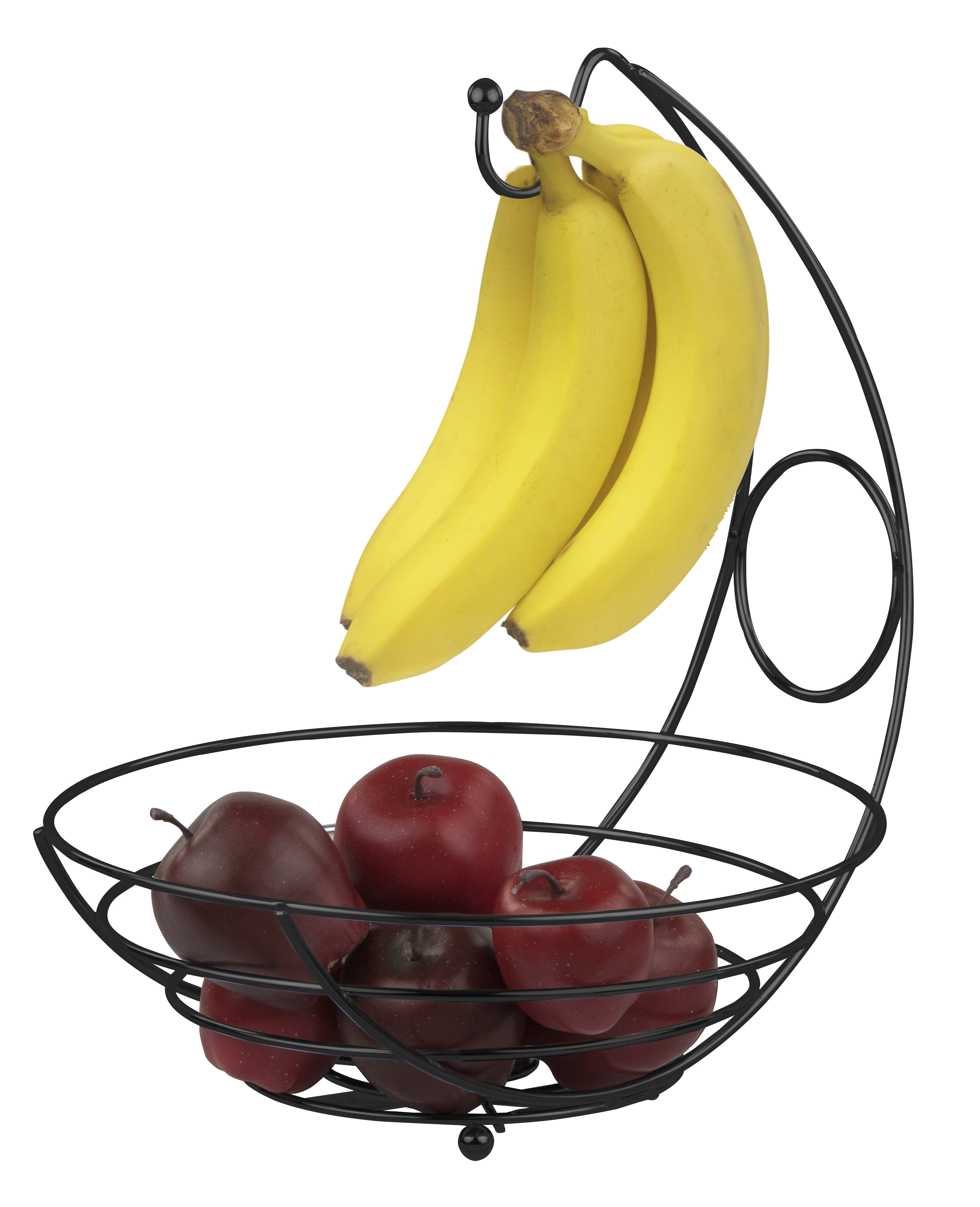 Modern Fruit Etagere // Metal // Black // Fruit Bowls & Banana