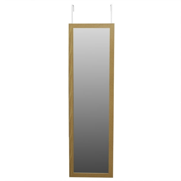 Home Basics over The Door Mirror, Natural