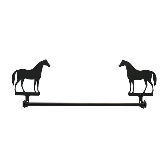 Home Bathroom Accessories Black Horse - Towel Bar Large