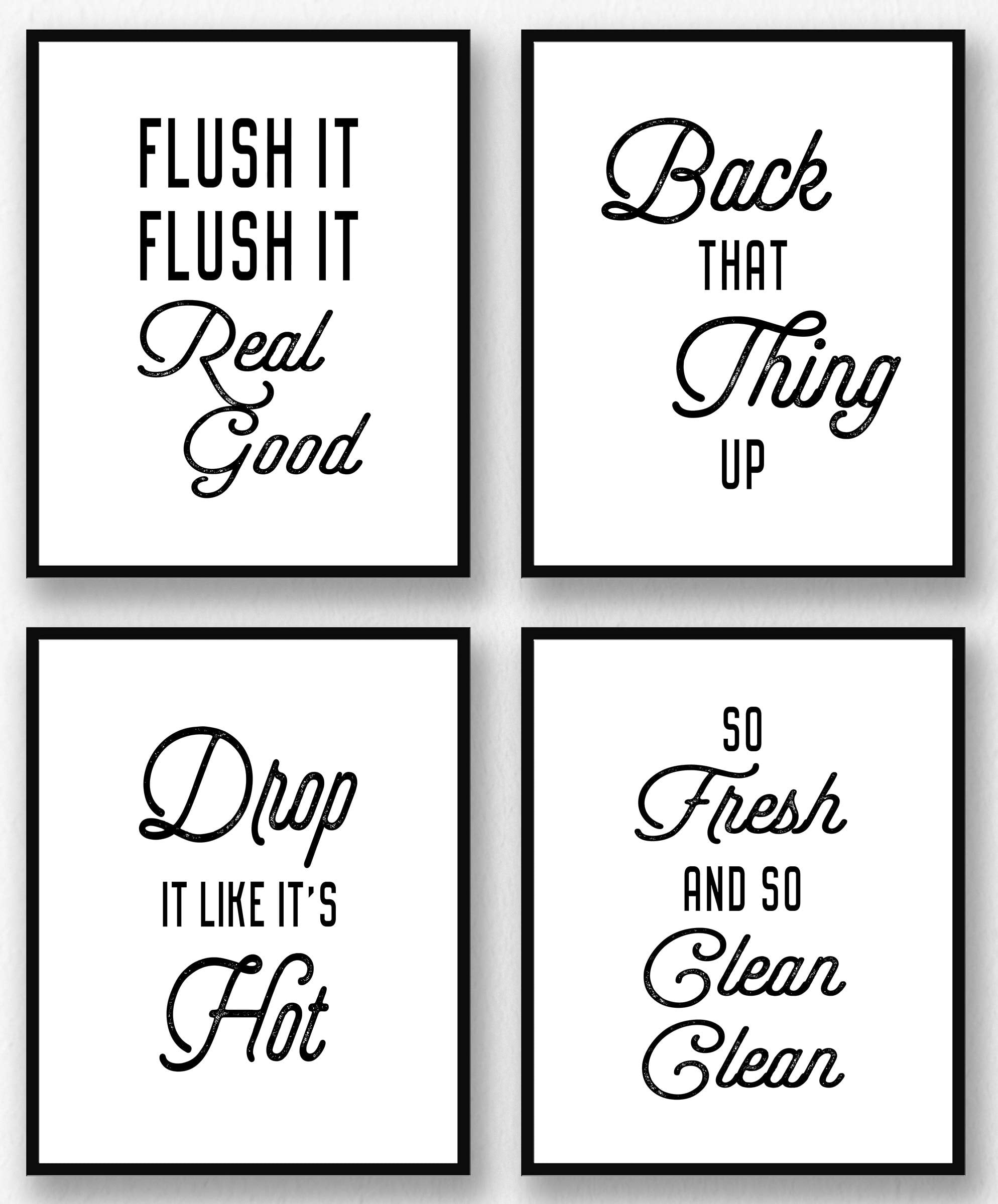 Home Bathroom pictures to hang on wall sayings clearance Room Decor Oil ...