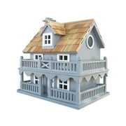 Home Bazaar Novelty Cottage Birdhouse - Blue