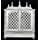 Home and Bazaar Rajasthani Ethnic Handcrafted Wooden Temple/Mandir/Pooja Ghar/Mandapam Size 24x12x29.5 Inch Outer and 21.5x9.5x14.5 Inch Inner (Length x Deep x High) KI-207