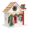 thumbnail image 1 of Home Bazaar Sign Post Holiday House Birdhouse, 1 of 11