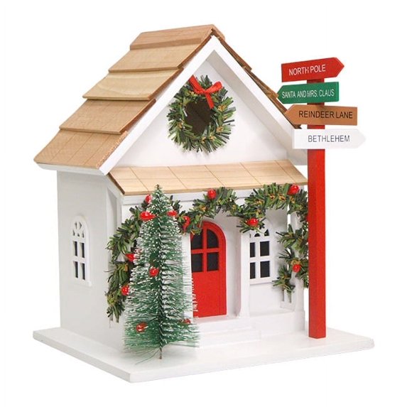 Home Bazaar Sign Post Holiday House Birdhouse
