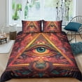 thumbnail image 1 of Home Bedclothes All-seeing Eye Printed Duvet Cover Set Teenager Adult Fantasy Bedroom Decor,King (90"x104"), 1 of 6