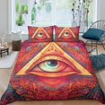 thumbnail image 1 of Home Bedclothes All-seeing Eye Printed Duvet Cover Set Teenager Adult Fantasy Bedroom Decor,King (90"x104"), 1 of 6